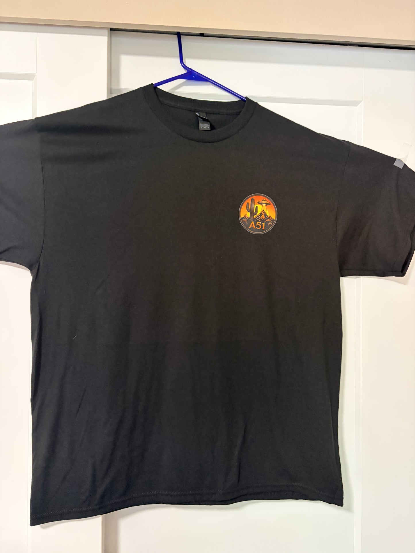 area 51 founding member tee back alien abduction print