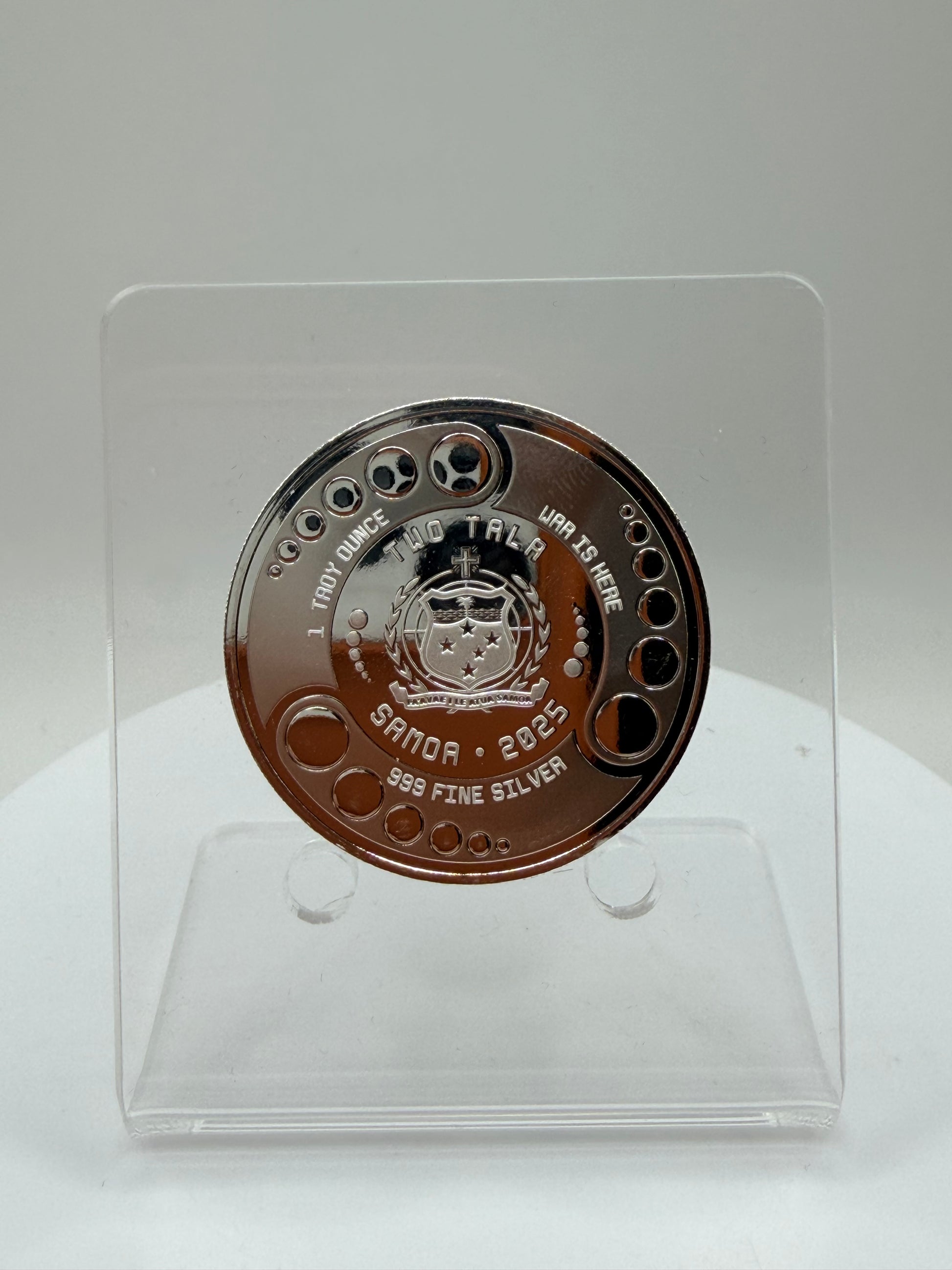 Samoa Two Tala alien themed silver bullion round proof-like finish