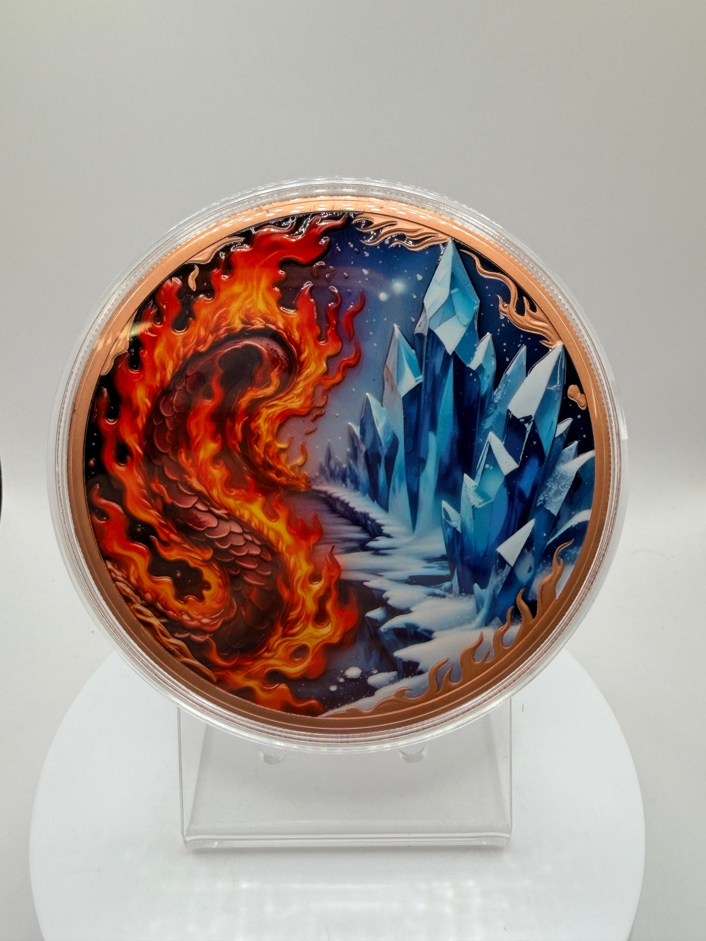 detailed dragon bullion art collectible display piece