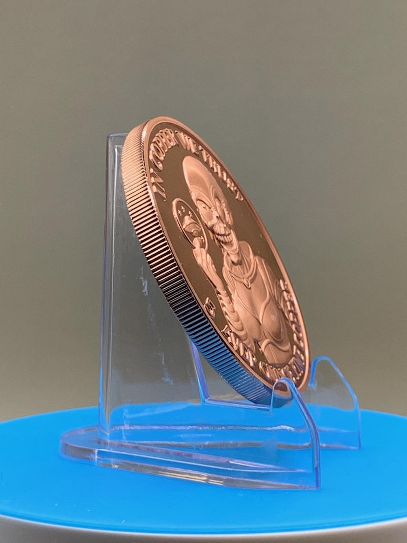 area 51/alien copper round – 5 oz .99 fine proof like ufo coin (limited mintage)